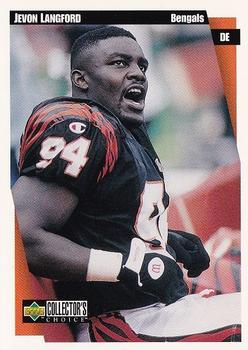 Jevon Langford Cincinnati Bengals 1997 Upper Deck Collector's Choice NFL #105